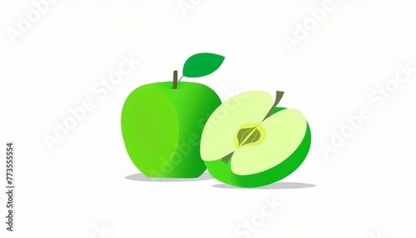 Fototapeta 青りんご