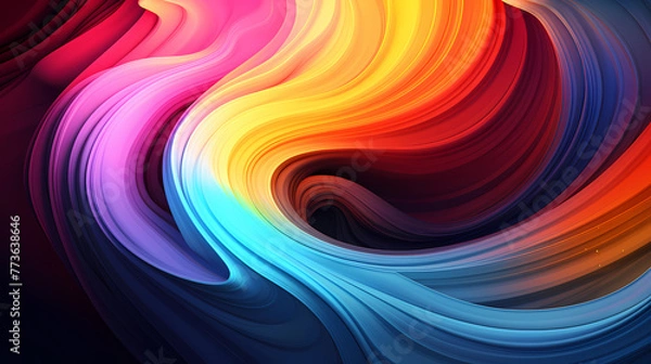 Fototapeta Discover the secrets of abstract swirls