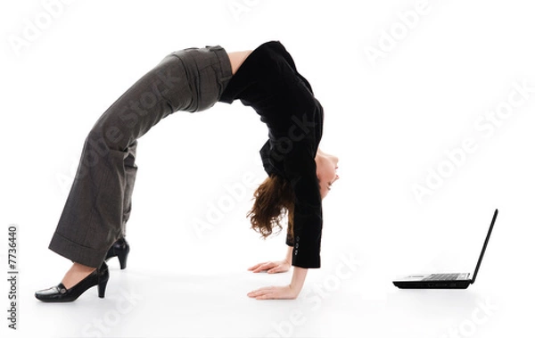 Obraz Businesswoman arch