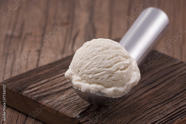 Fototapeta Vanilla Ice cream