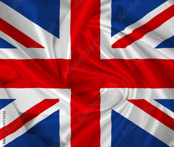 Fototapeta United Kingdom Flag