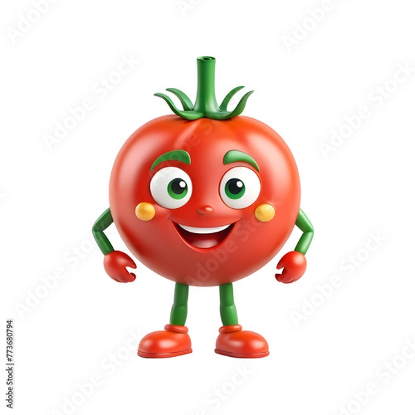 Obraz funny tomato cartoon