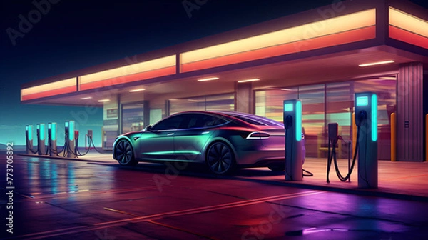 Obraz traffic in the city