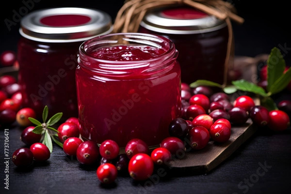 Obraz red currant jam
