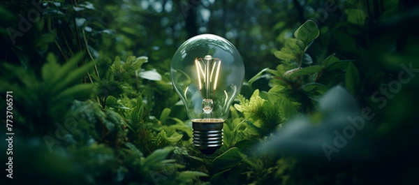 Obraz chair in forest