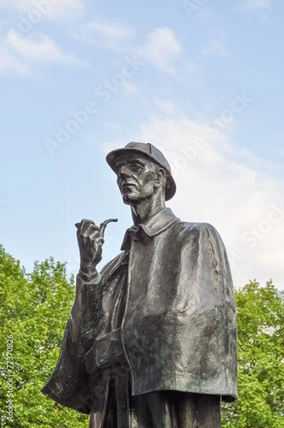 Obraz Statua di Sherlock Holmes