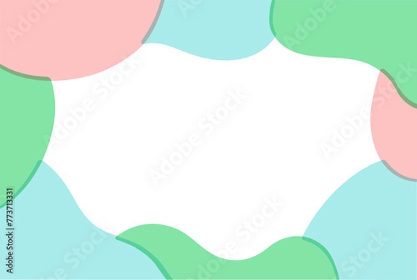 Fototapeta シンプルかわいいフレーム