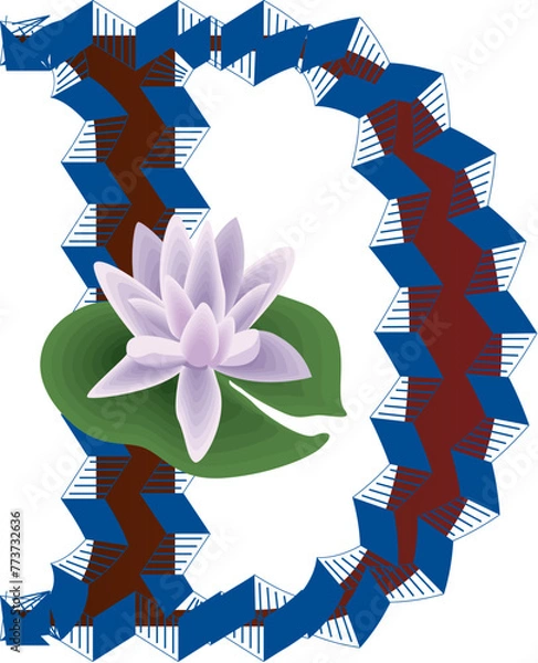 Obraz abstract flower design