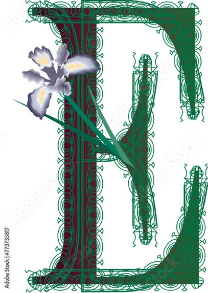 Obraz letter a letter a