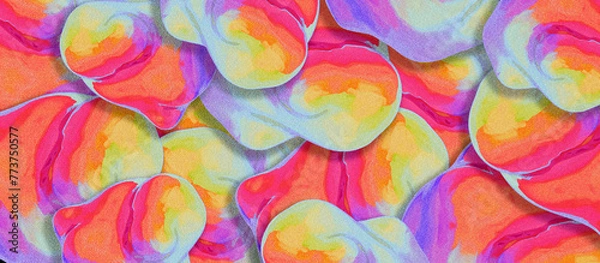 Fototapeta Abstract colorful background with noise textured