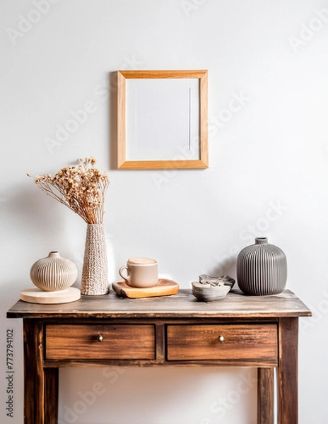 Obraz kitchen interior , portrait mockup