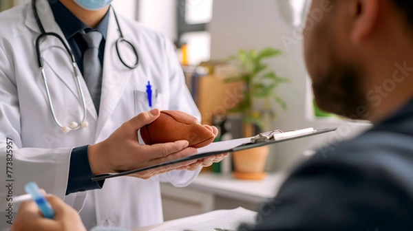Fototapeta Understanding Your Liver: Doctor Explains Organ Function