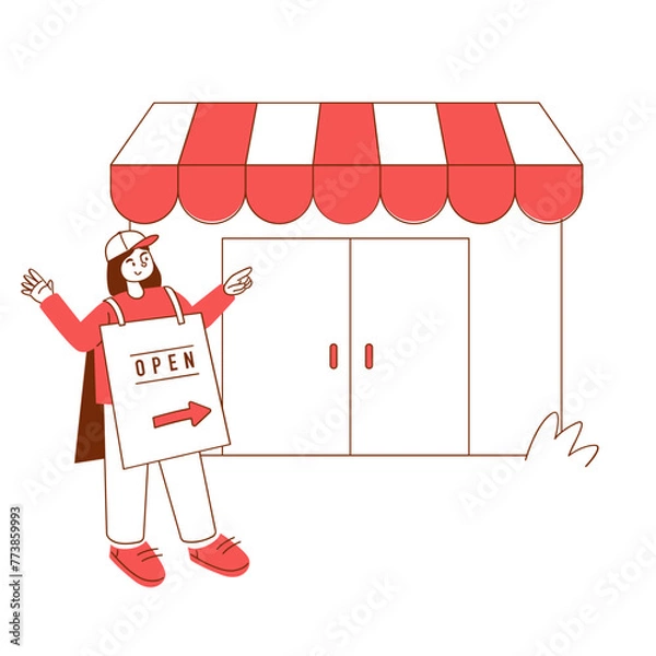 Fototapeta Shopping  Social Media