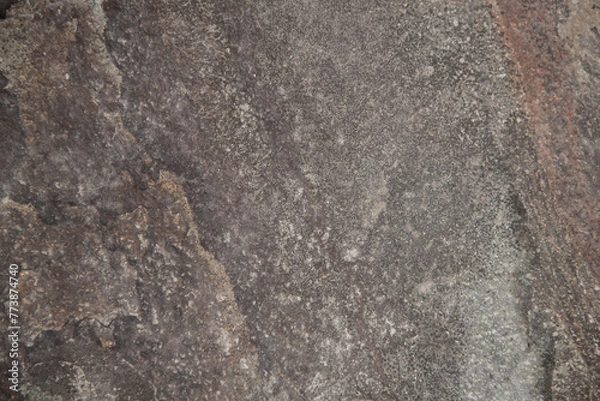 Fototapeta Texture of natural brown stone. Geodesy rocky texture