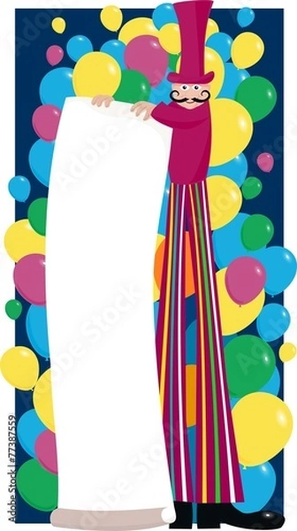 Fototapeta Carnival poster