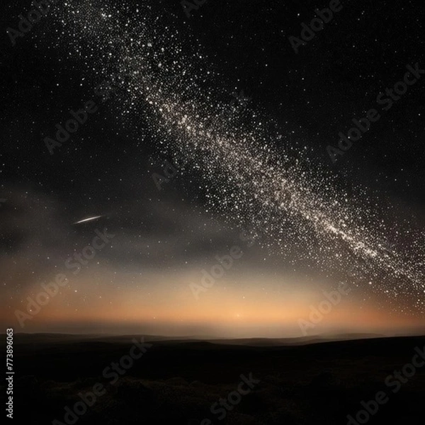 Obraz Night sky, stars and space.