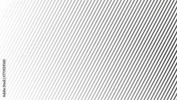 Obraz Black diagonal line striped Background. Vector parallel slanting, oblique lines texture for fabric style