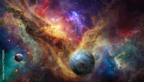 Obraz background with space