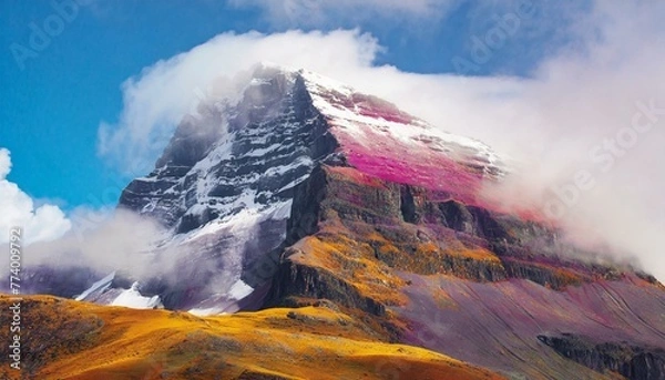 Obraz landscape with clouds