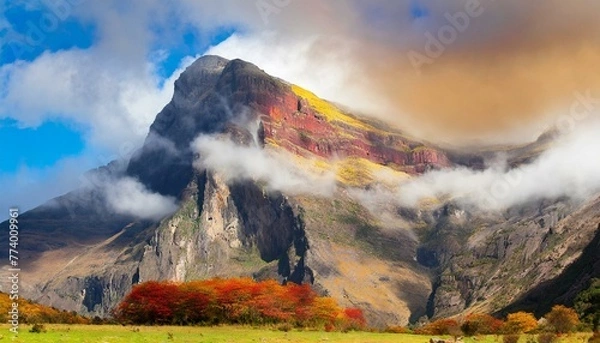 Obraz landscape in the morning