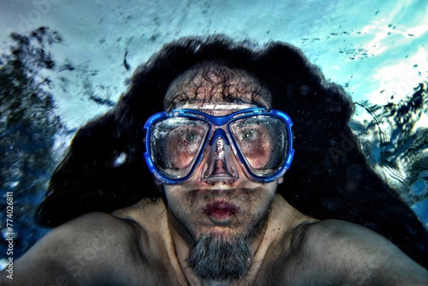 Obraz Underwater portrait