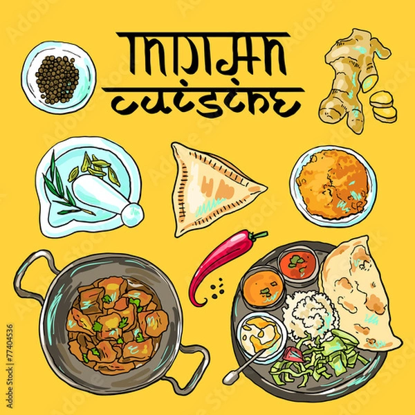 Obraz indian food