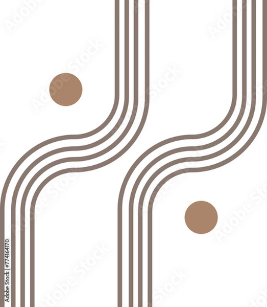 Obraz Boho Geometric Lines