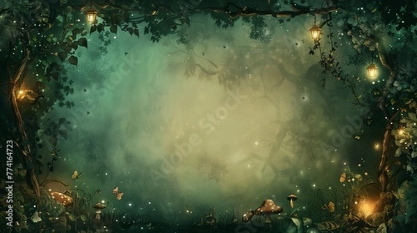 Fototapeta Minimalist invitation template