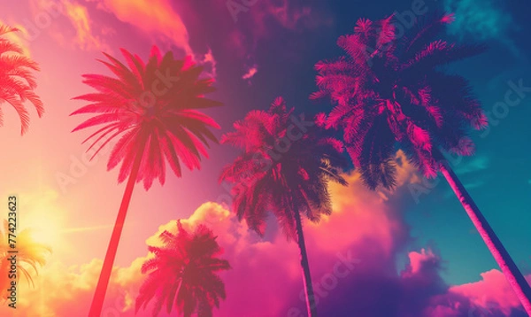 Fototapeta Miami palms