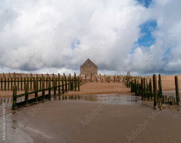Fototapeta The old Mary Stanford Lifeboat House in Rye.