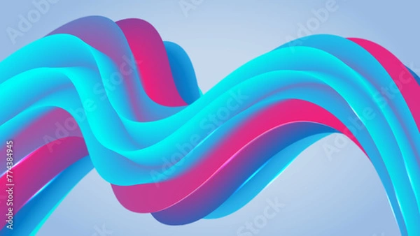 Fototapeta Abstract liquid blue purple color  background web art design