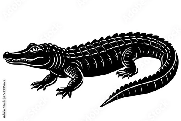 Obraz  alligator vector illustration