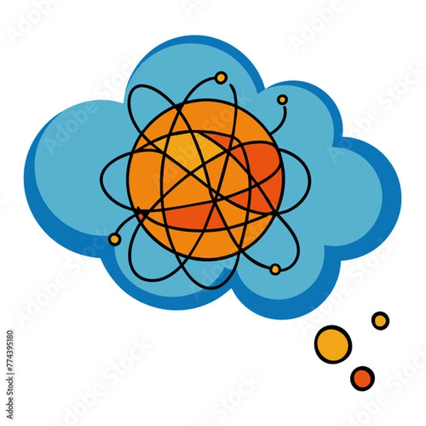 Fototapeta thought-clouds-single 