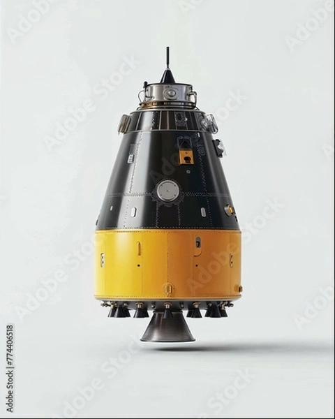 Fototapeta Yellow Command Module 