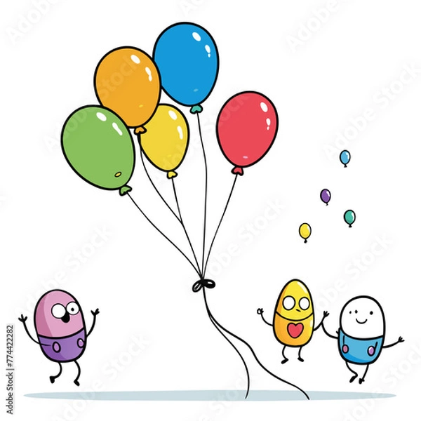 Fototapeta Balloon Release