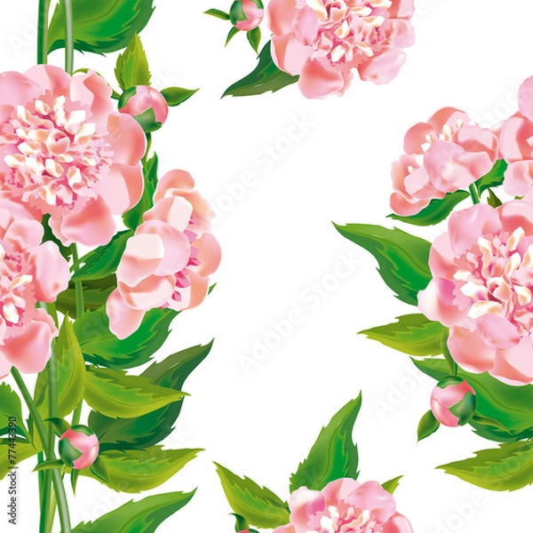 Obraz peony_пионы_pattern