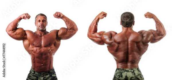 Fototapeta Bodybuilder posing