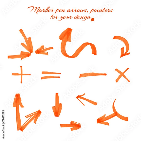 Fototapeta Arrows and pointers