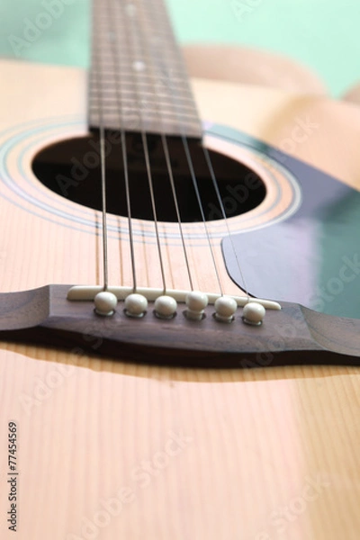 Fototapeta strings on the guitar