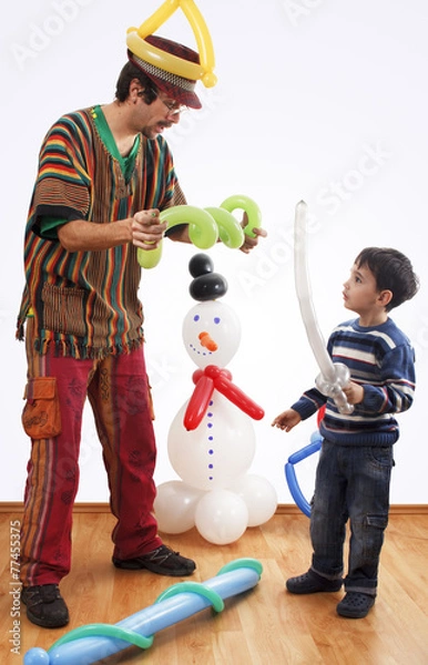 Obraz Birthday party for little boy.