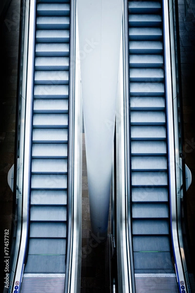 Fototapeta escalator