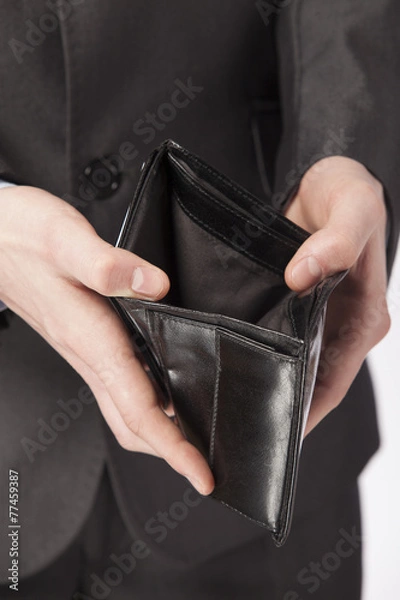 Fototapeta Business concept - empty wallet