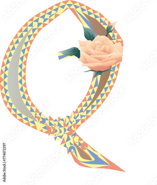 Obraz hand holding a rainbow