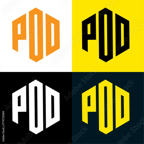 Fototapeta Grid Logo Design.	