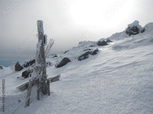 Obraz 安達太良山の景色