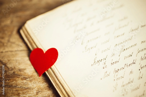 Obraz Love and journal