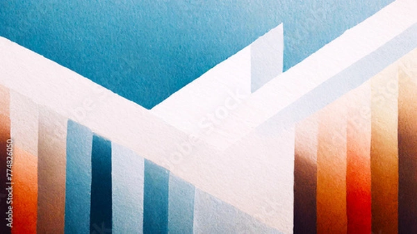 Fototapeta Abstract pattern wallpaper with various shapes