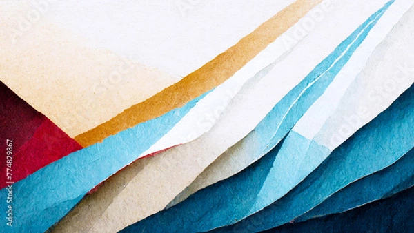 Fototapeta Abstract pattern wallpaper with various shapes