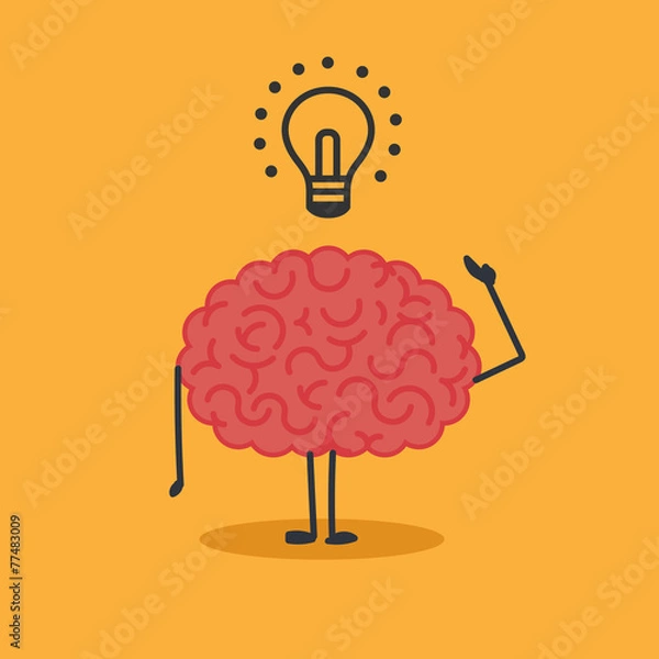 Obraz Brain character:Idea