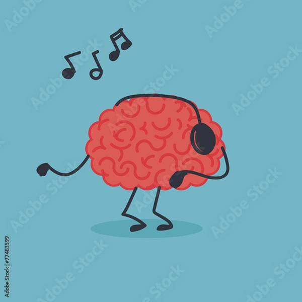 Obraz Dancing brain